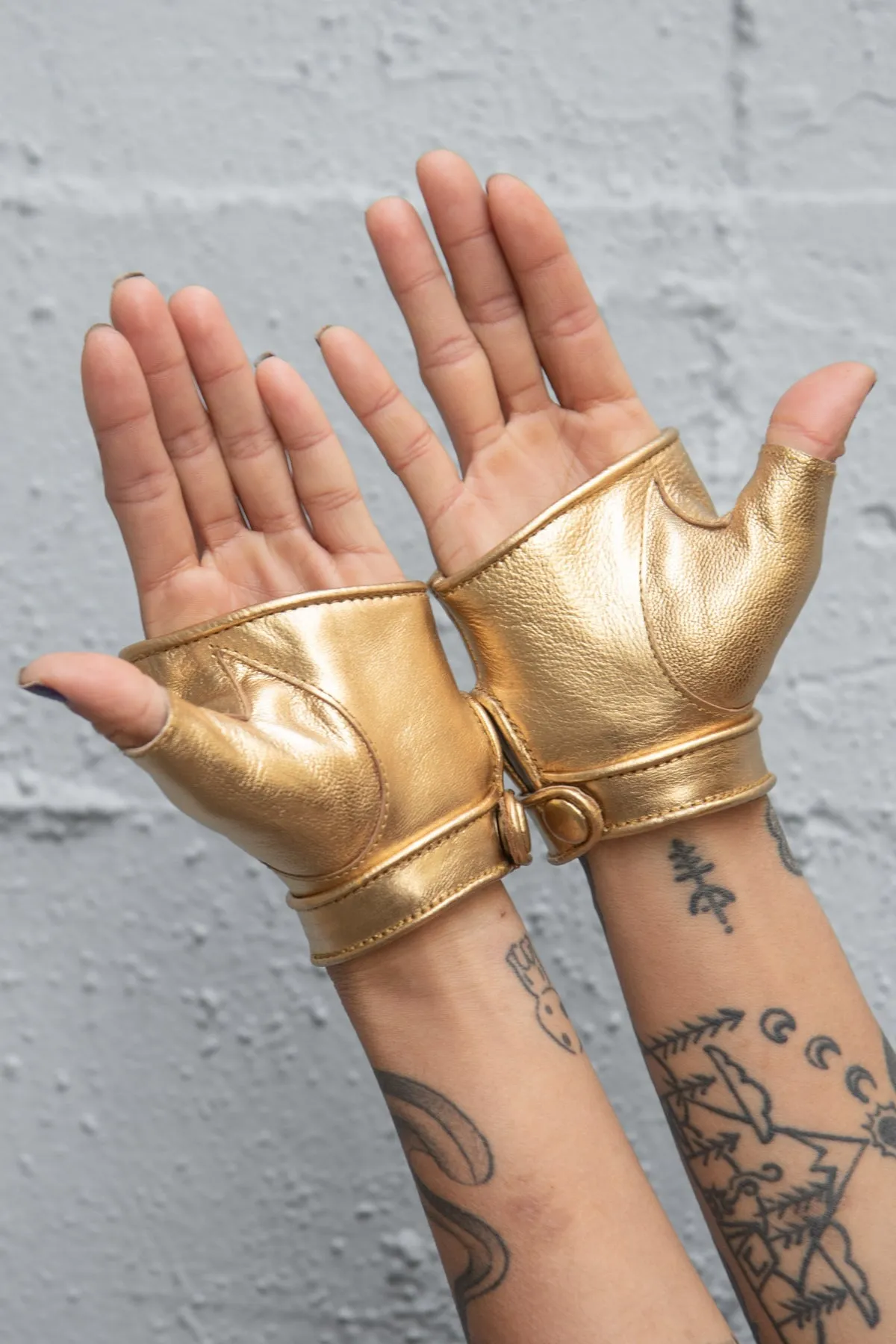 5D x Steam Trunk Crop Glove - Leather