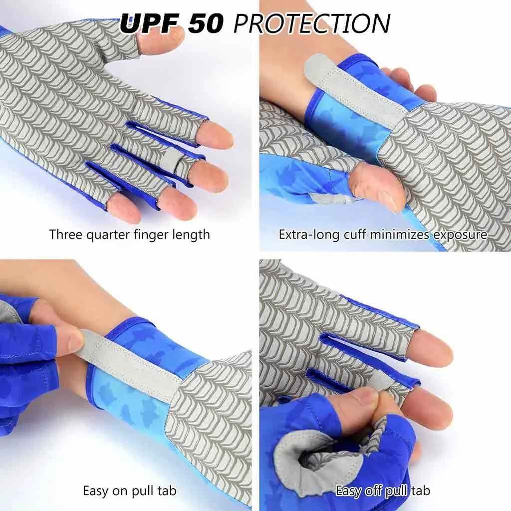 Altimate II UPF 50  Fingerless Fishing Gloves