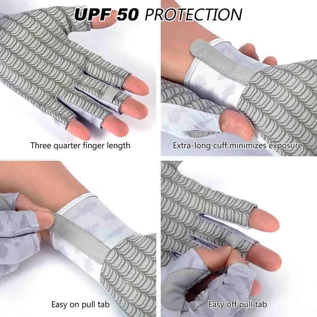 Altimate II UPF 50  Fingerless Fishing Gloves