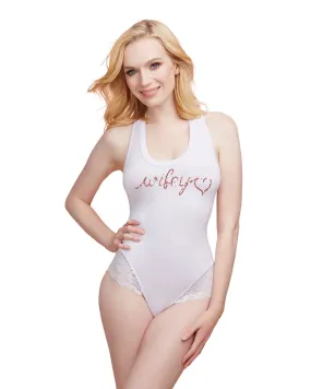 Bride Bodysuit - Small - White