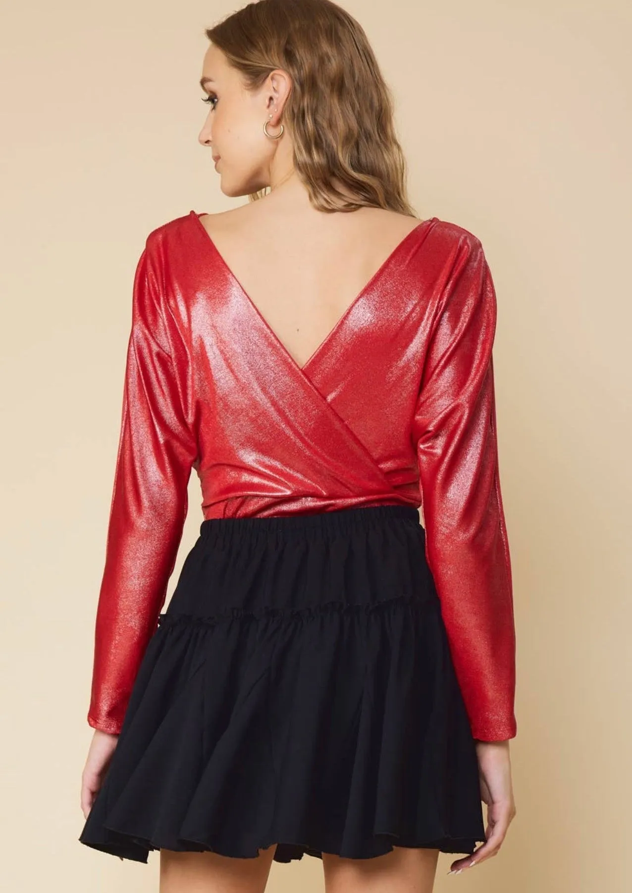 Date Me Metallic Bodysuit