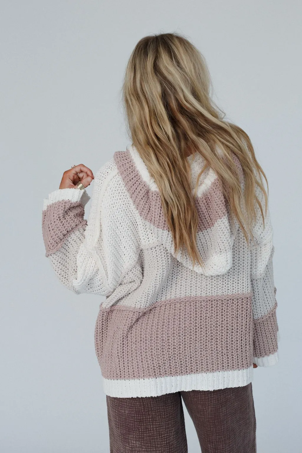 Day Off Hoodie Sweater - Cream