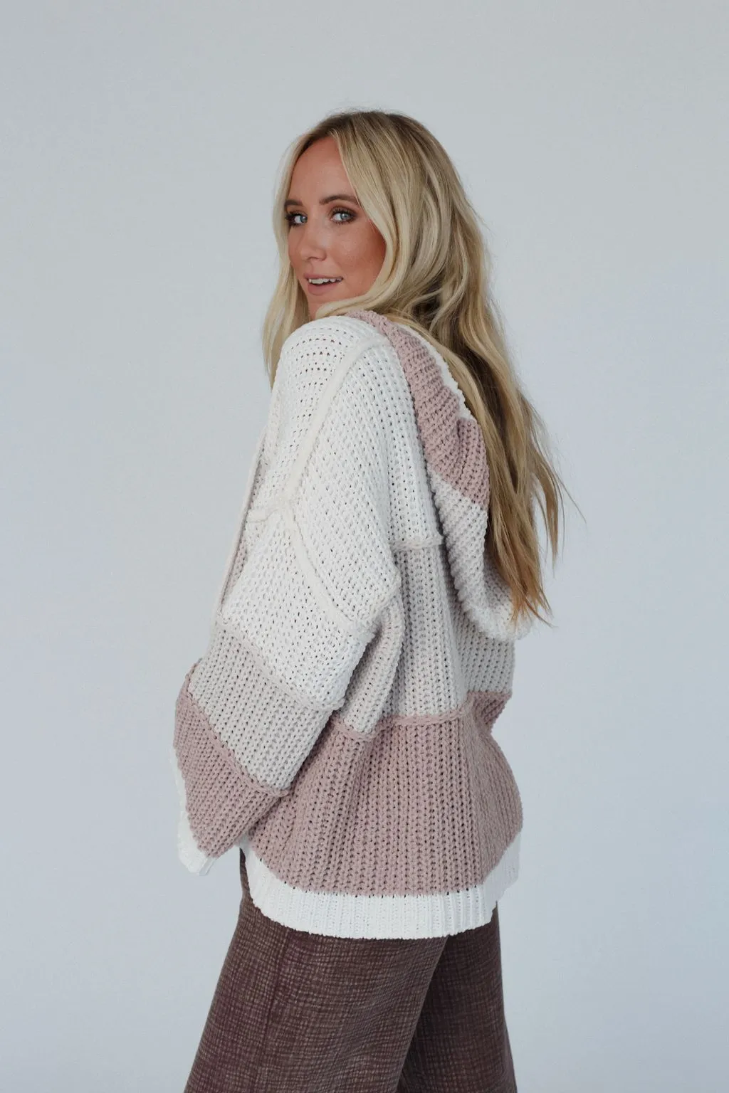 Day Off Hoodie Sweater - Cream