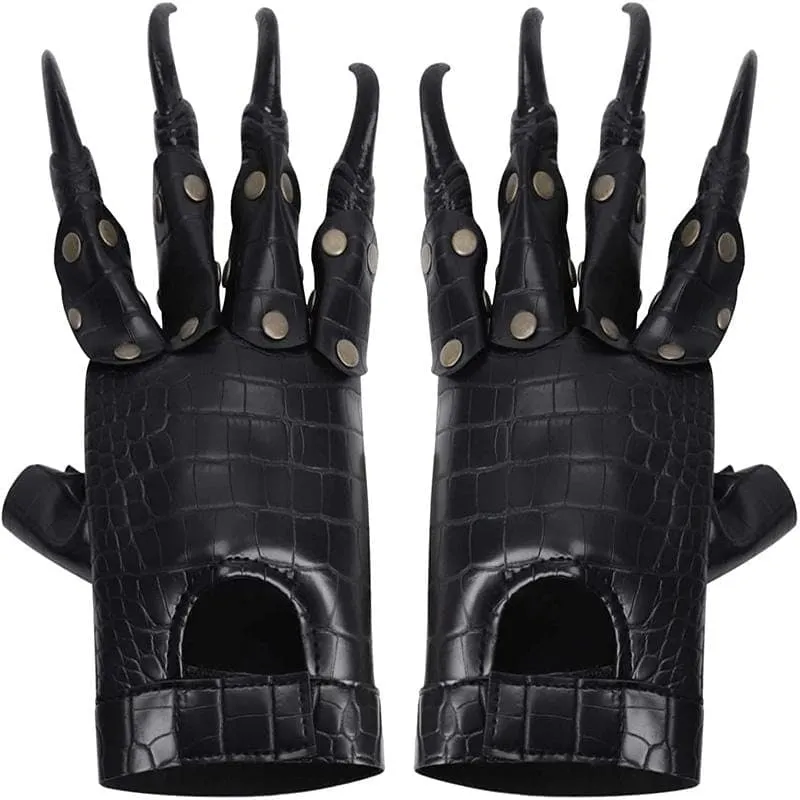 Demon Claw Leather Gloves