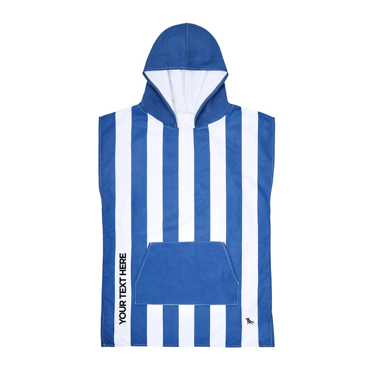 Dock & Bay Poncho Kids - Whitsunday Blue - Customized Embroidery Personalized for You