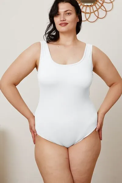 Explore More Collection - Basic Bae Full Size Square Neck Sleeveless Bodysuit