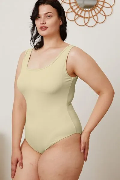 Explore More Collection - Basic Bae Full Size Square Neck Sleeveless Bodysuit