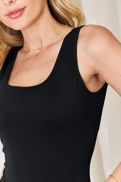 Explore More Collection - Basic Bae Full Size Square Neck Sleeveless Bodysuit