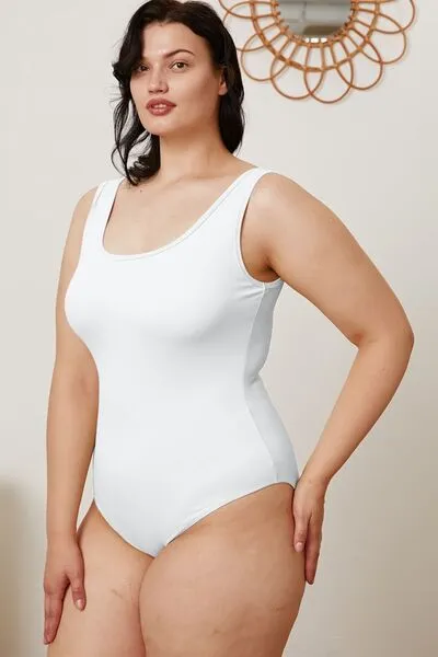 Explore More Collection - Basic Bae Full Size Square Neck Sleeveless Bodysuit