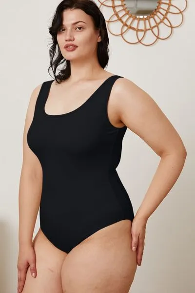 Explore More Collection - Basic Bae Full Size Square Neck Sleeveless Bodysuit