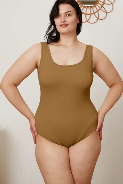 Explore More Collection - Basic Bae Full Size Square Neck Sleeveless Bodysuit