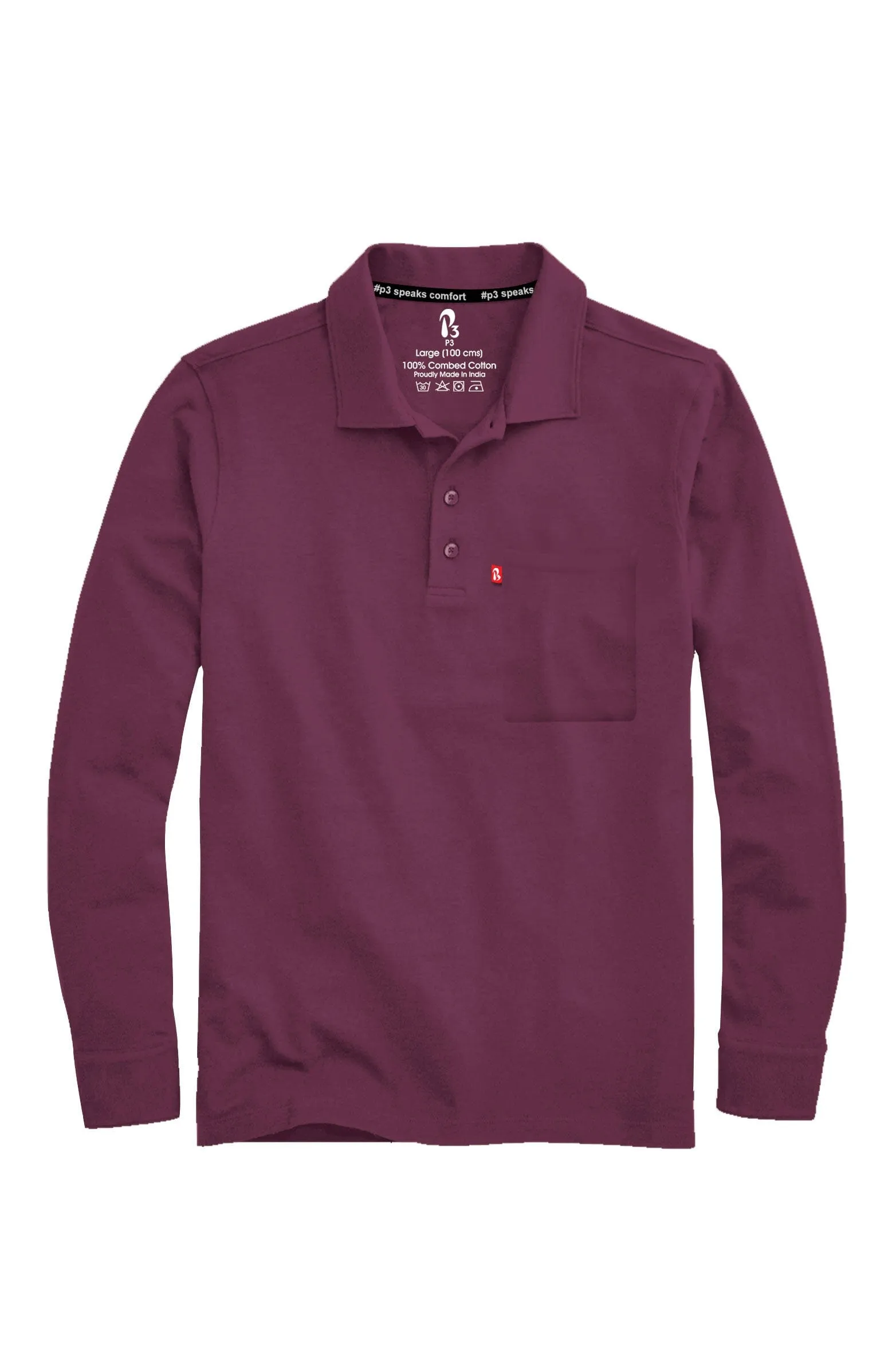 Feather Touch Cloud Cuffed Polo
