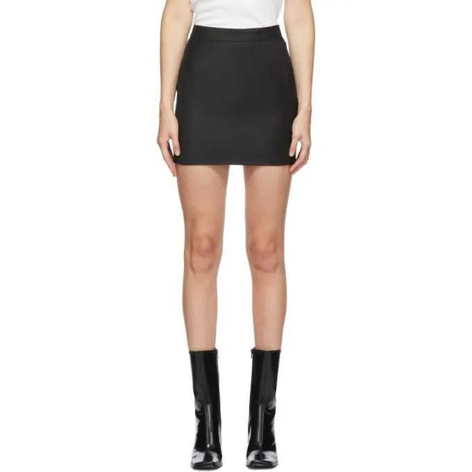 Gauge81 Grey Wool and Cashmere Lapaz Skirt