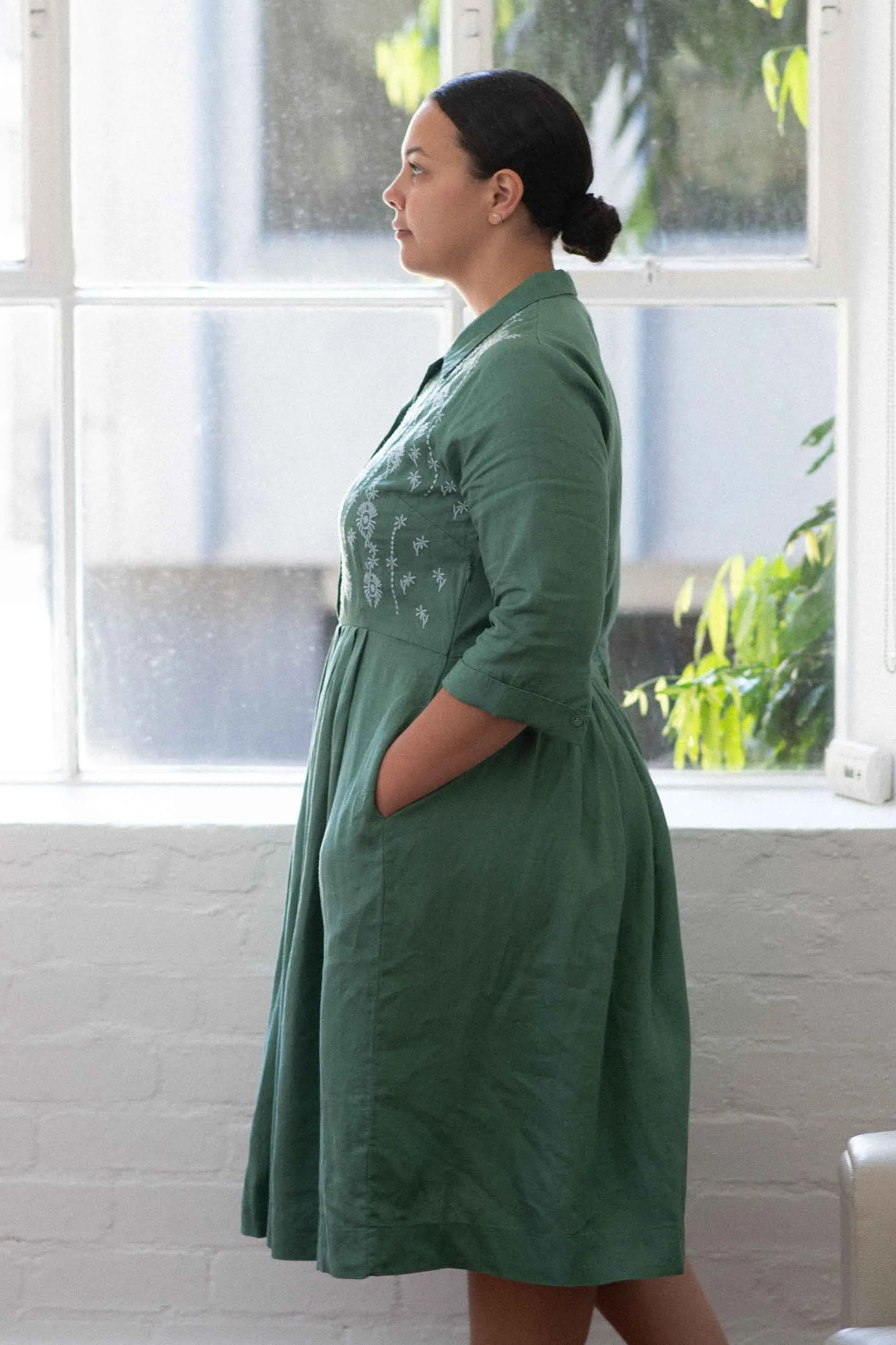 Gianna dress Evergreen