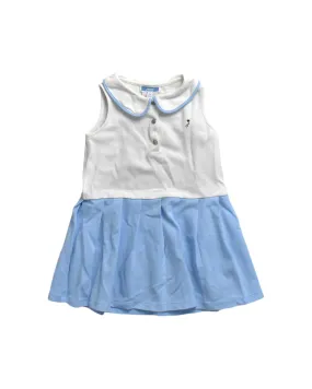 Jacadi Sleeveless Dress With Peter Pan Collar 3T