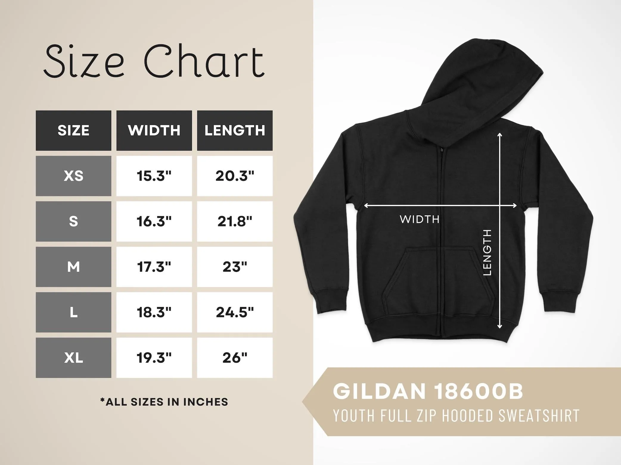 Kids Personalized Golf Zip Up Hooded Sweatshirt
