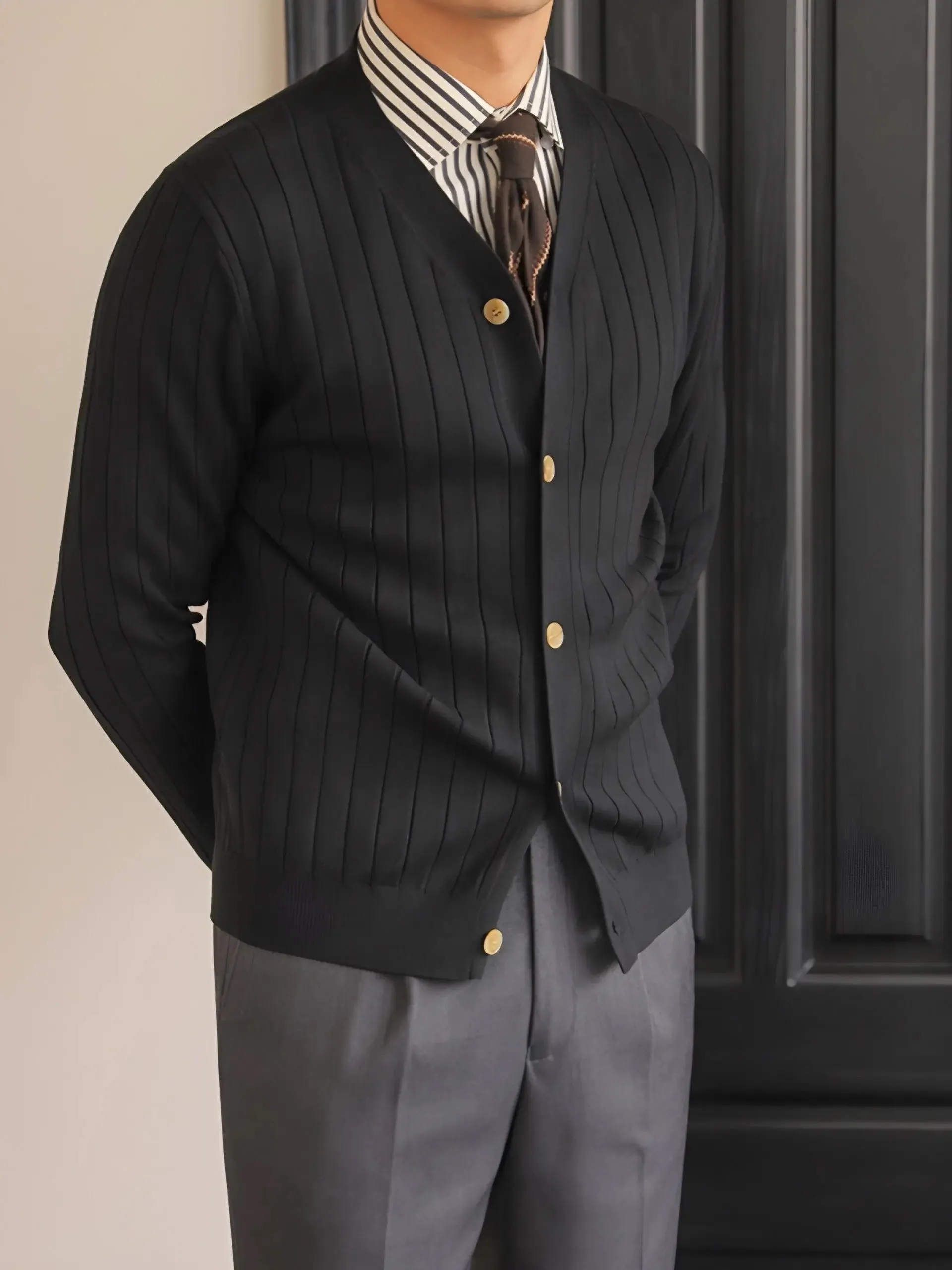 Knit Casual Cardigan - Cross & Crown