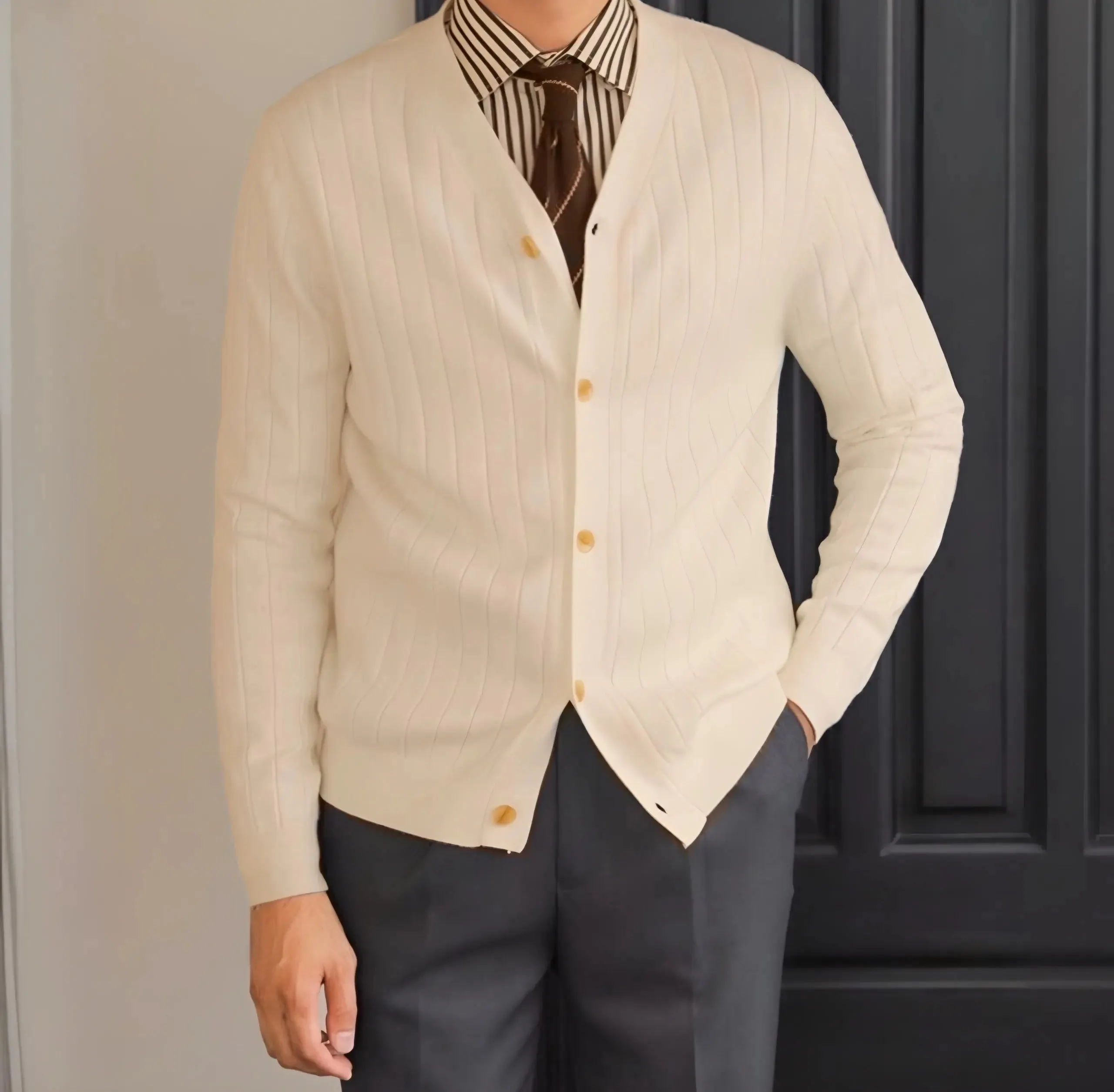 Knit Casual Cardigan - Cross & Crown