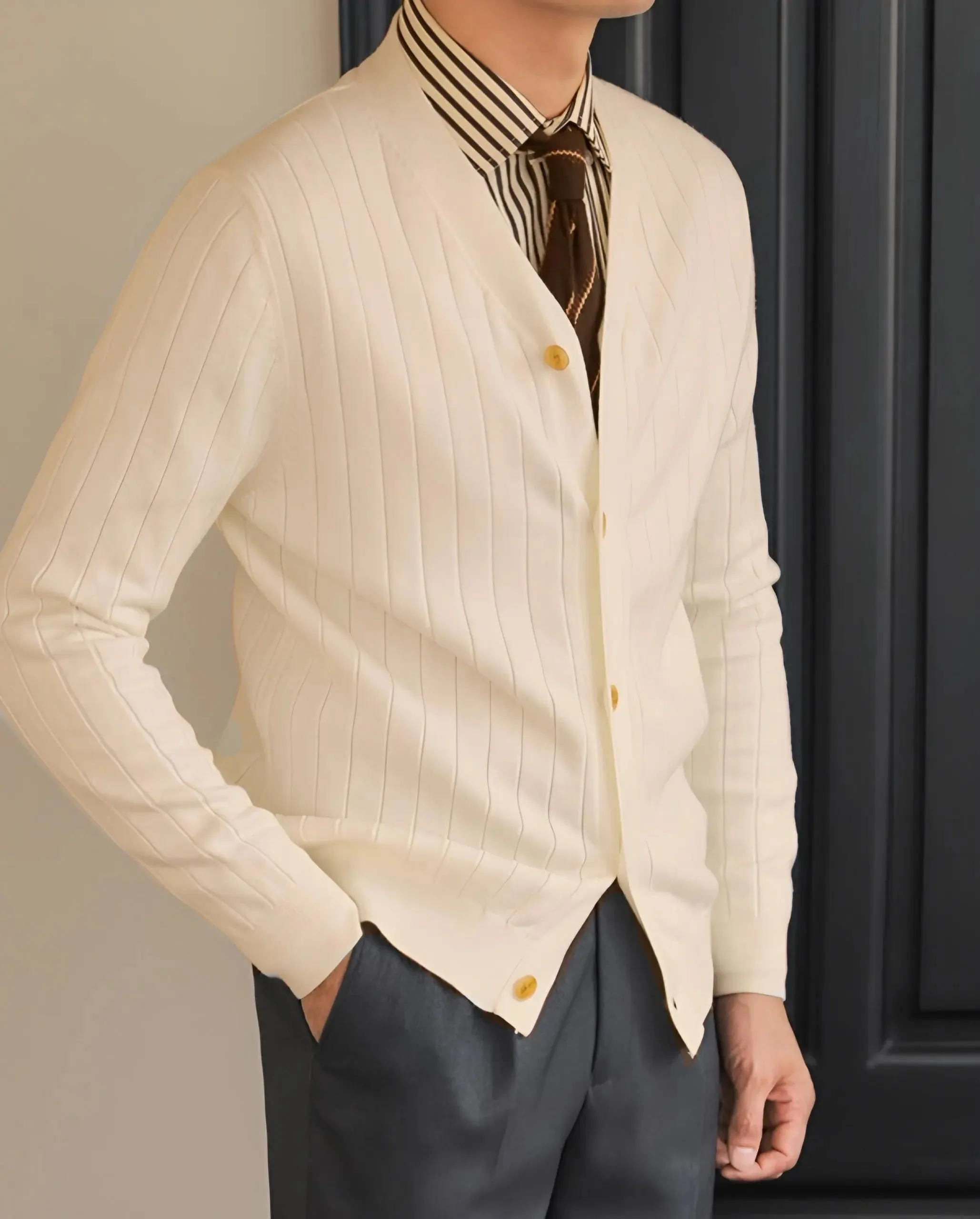Knit Casual Cardigan - Cross & Crown