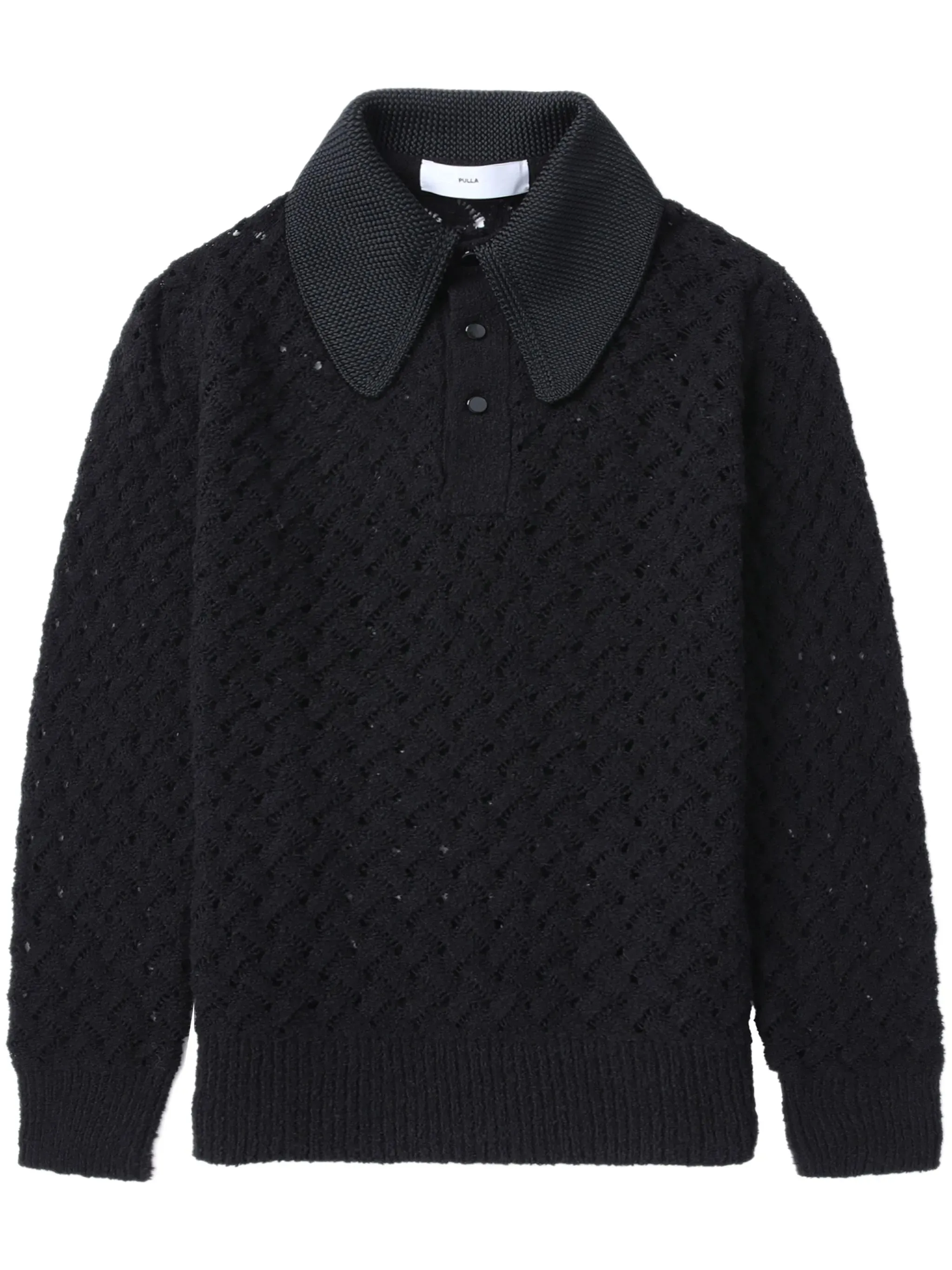 Lace Knot Polo Sweater