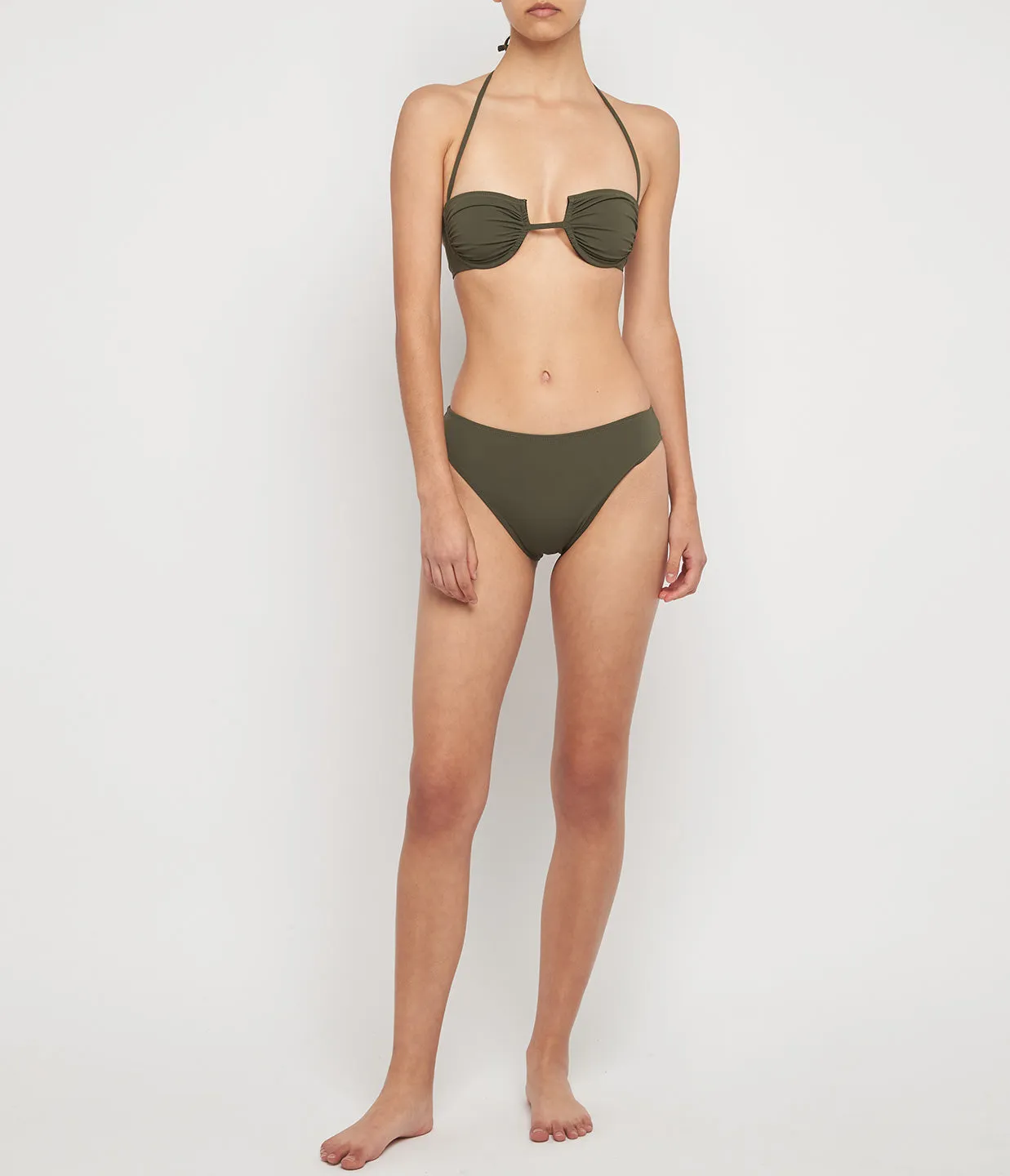 Lorient Bottom in Safari Green