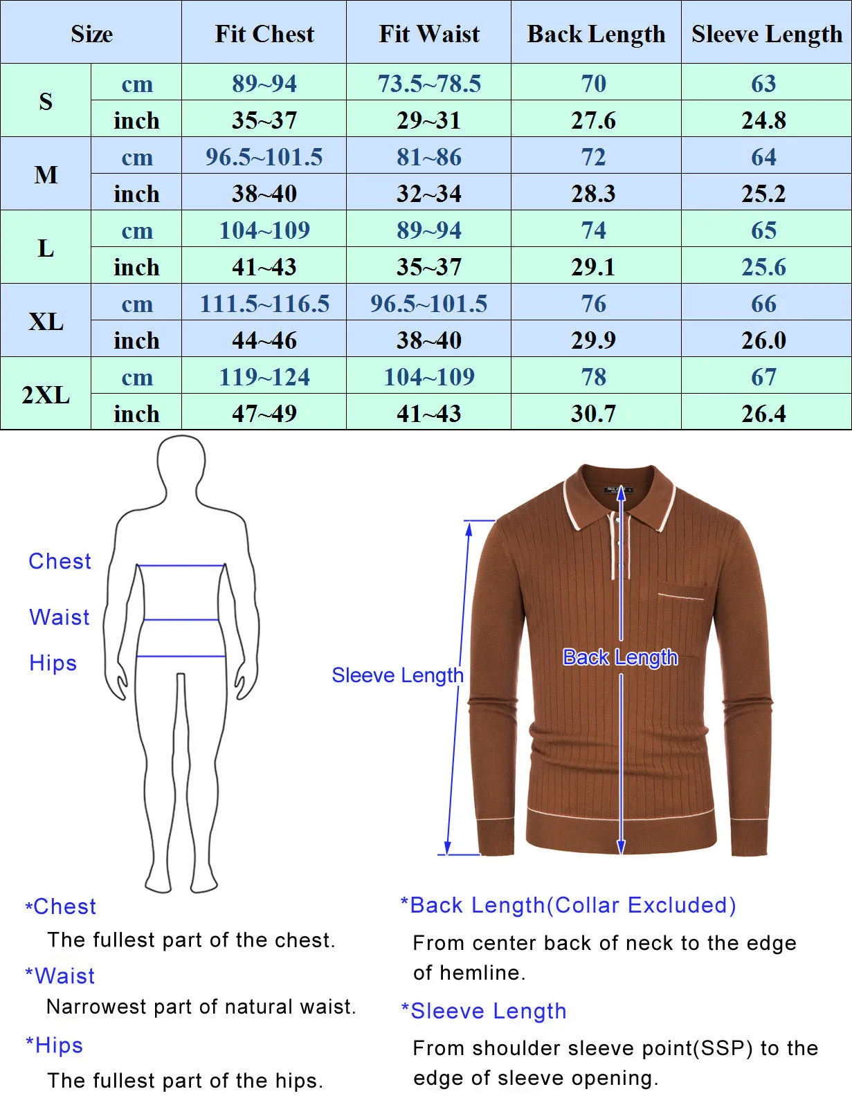 Men Ribbed Sweater Long Sleeve Lapel Collar Button-up Neck Pullover Knitwear