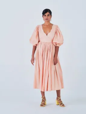 Pankhi Dress, Peach