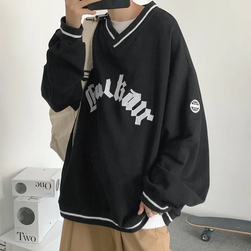 "Blackair" Sweatshirt With V-Neck
