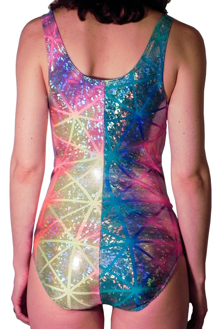 Rainbow Sherbet Disco Bodysuit (Small)