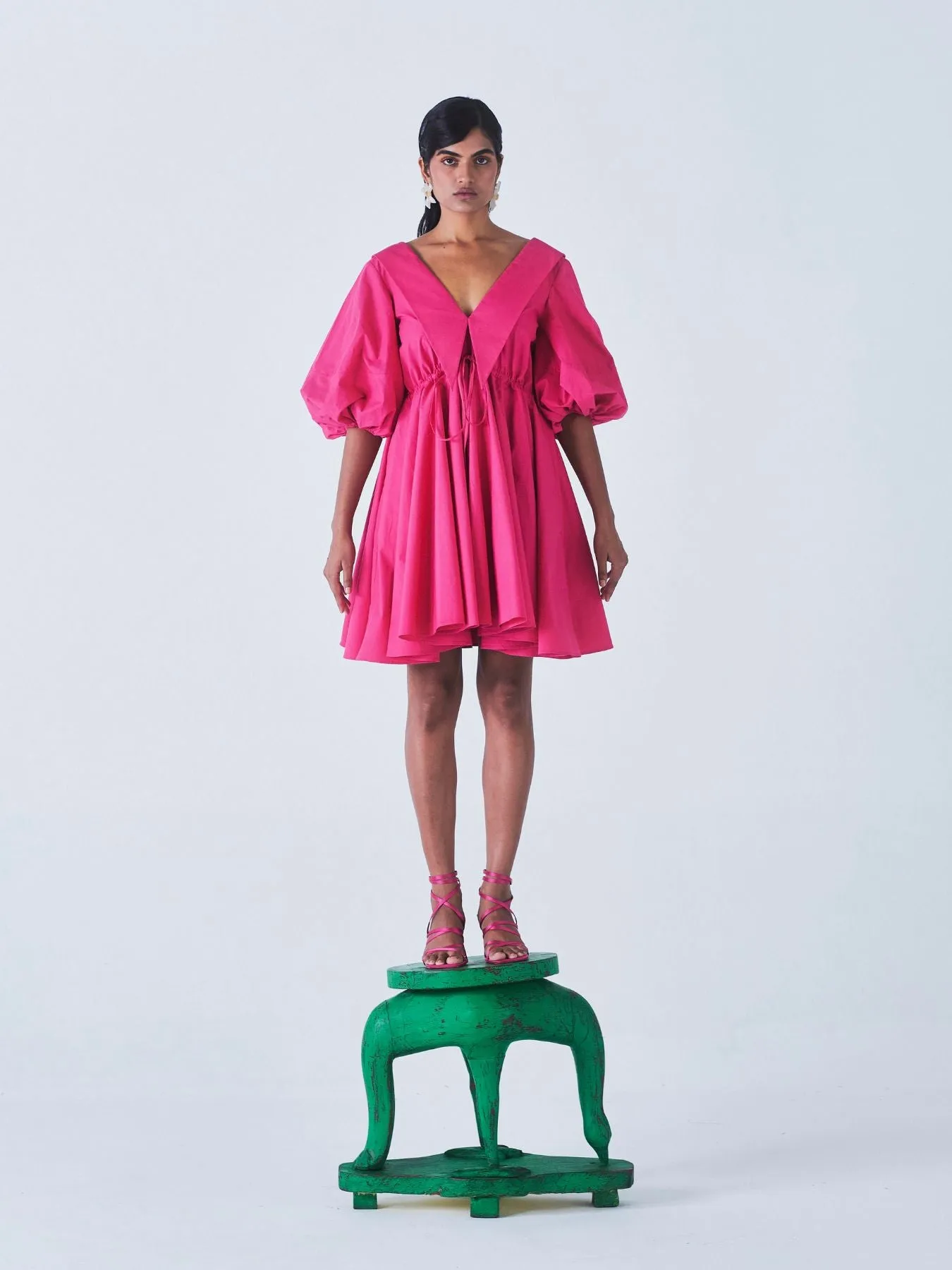 Sada Bahar Dress, Hot Pink