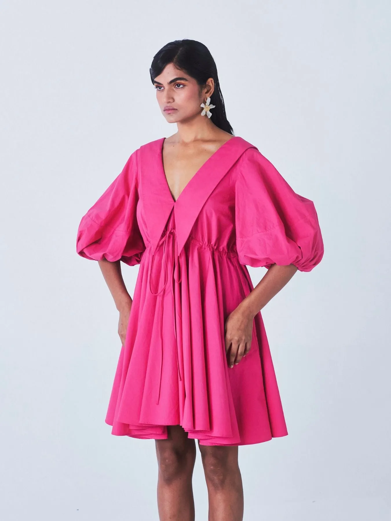 Sada Bahar Dress, Hot Pink