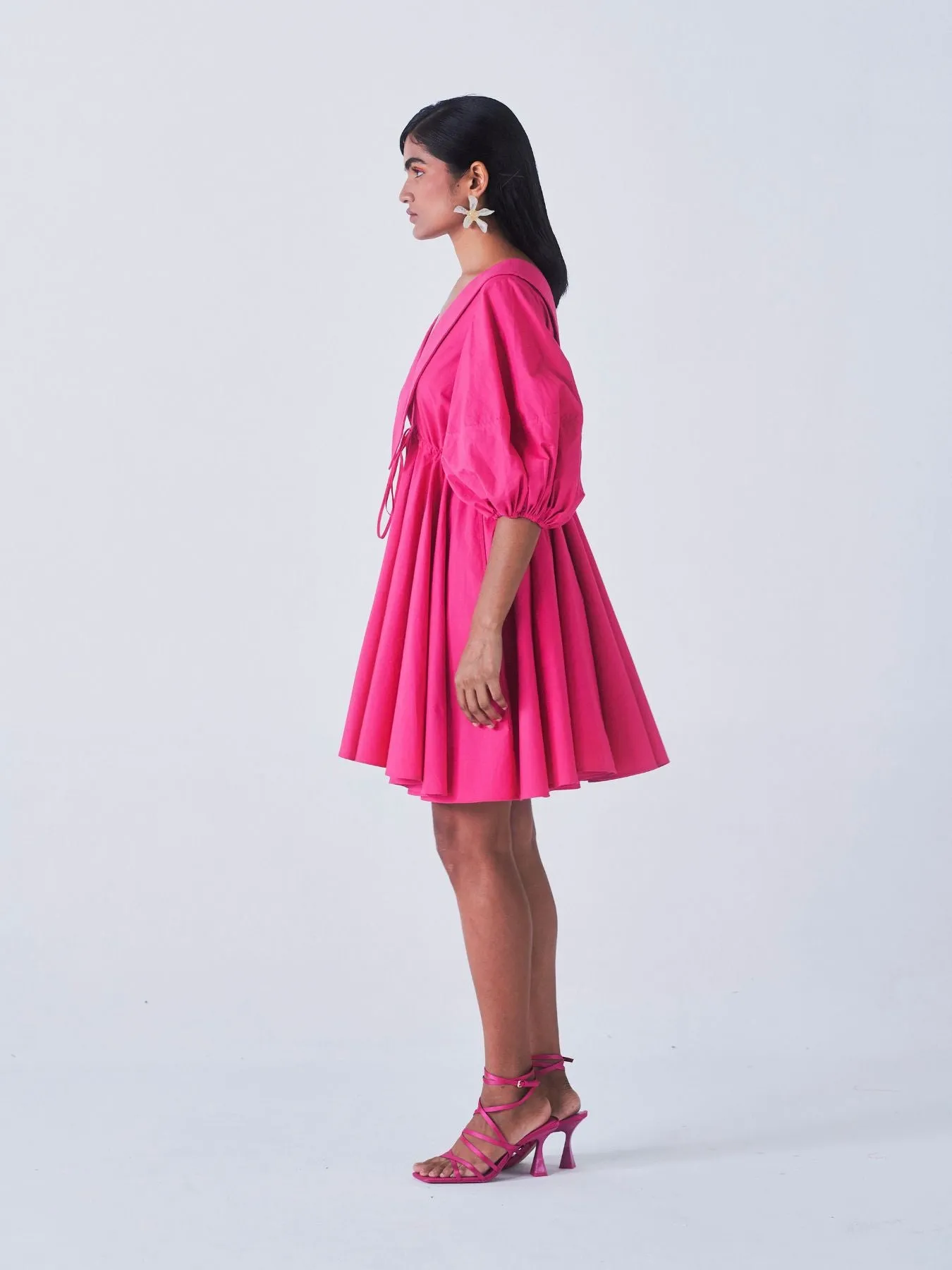 Sada Bahar Dress, Hot Pink