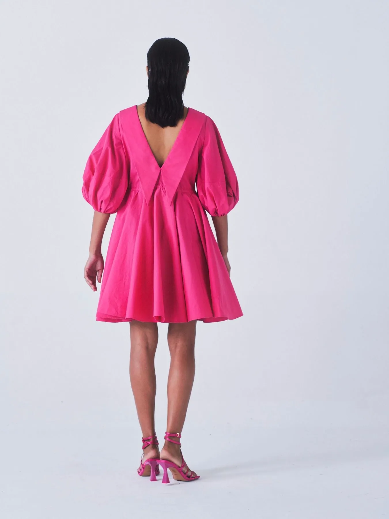 Sada Bahar Dress, Hot Pink