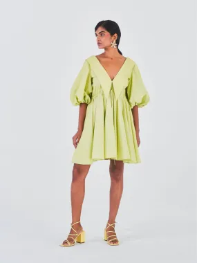 Sada Bahar Dress, Lime Green