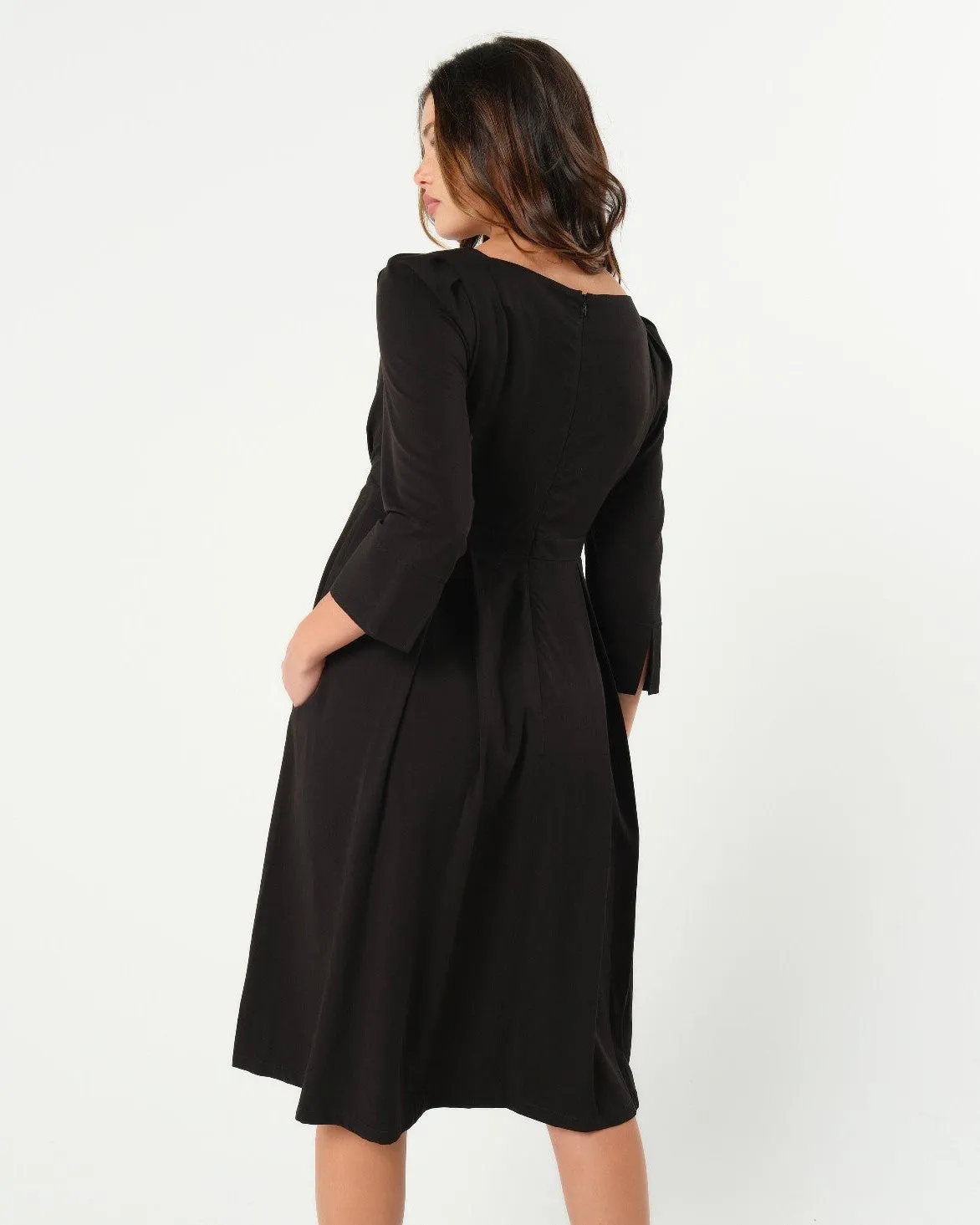Sarah TENCEL Empire Maternity & Nursing Dress (Regular & Petite)