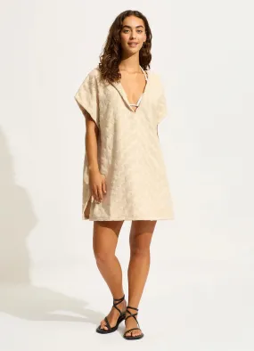 Seafolly Towel Poncho Navy O/S