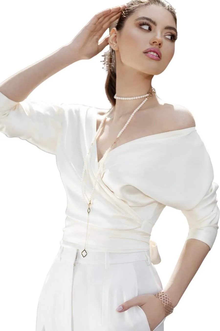 Silk Ladies Top