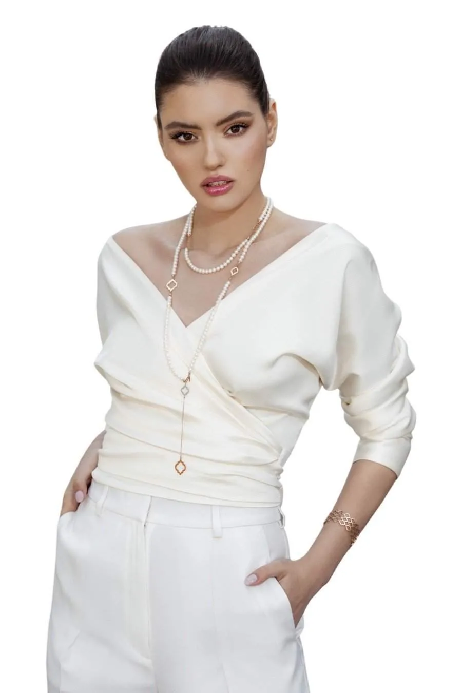 Silk Ladies Top