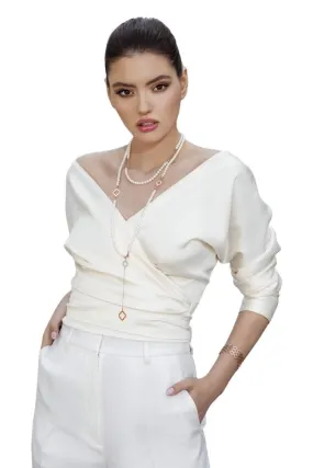 Silk Ladies Top