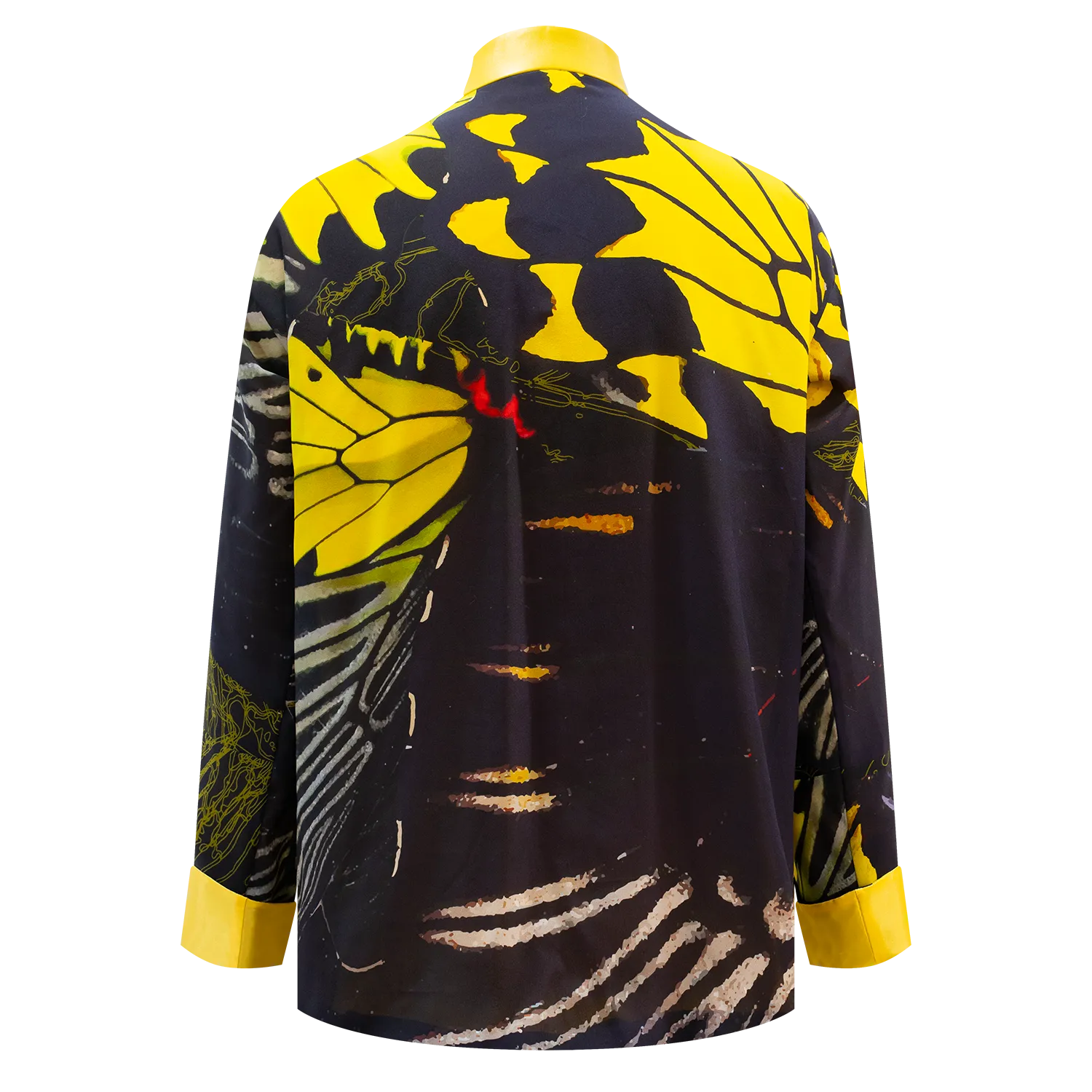 SPARKLE BY KAREN CHAN x Fung Yuen Butterfly Reserve【GOLDEN BIRDWING】100% Silk Tang Jacket / Kung Fu Jacket (金裳鳳蝶)