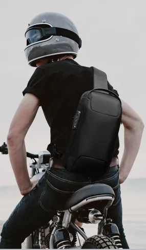 Sports-car-inspired Smart Waterproof Scratch-resistant Shoulder Bag