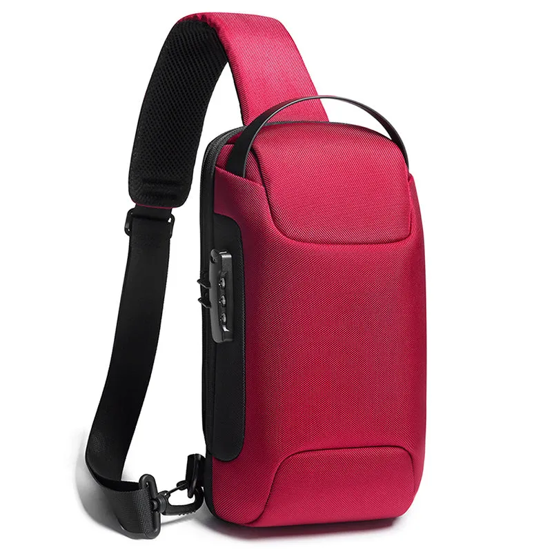 Sports-car-inspired Smart Waterproof Scratch-resistant Shoulder Bag
