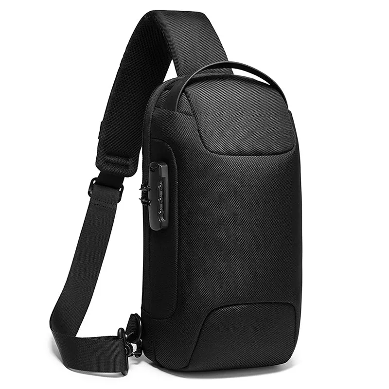 Sports-car-inspired Smart Waterproof Scratch-resistant Shoulder Bag