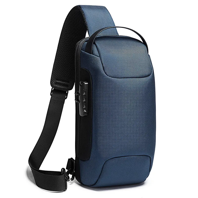 Sports-car-inspired Smart Waterproof Scratch-resistant Shoulder Bag