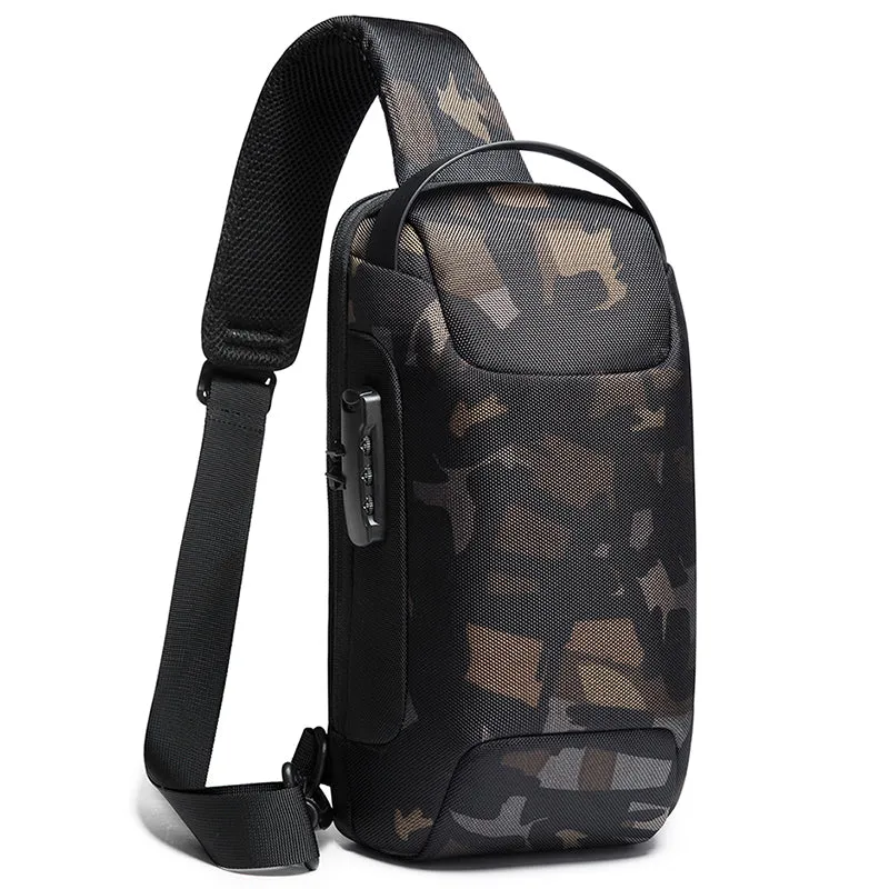 Sports-car-inspired Smart Waterproof Scratch-resistant Shoulder Bag