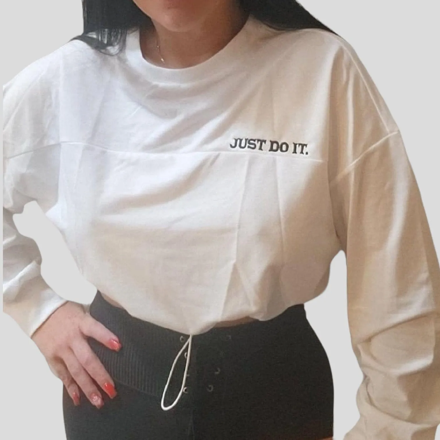Sports t-shirt "just do it" logo