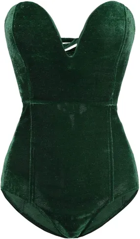 Sweetheart One Piece Green Bodysuit