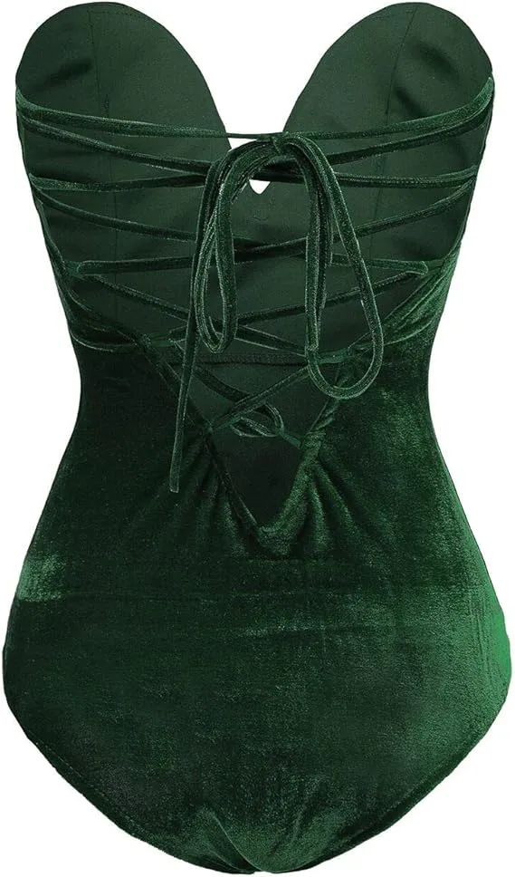 Sweetheart One Piece Green Bodysuit