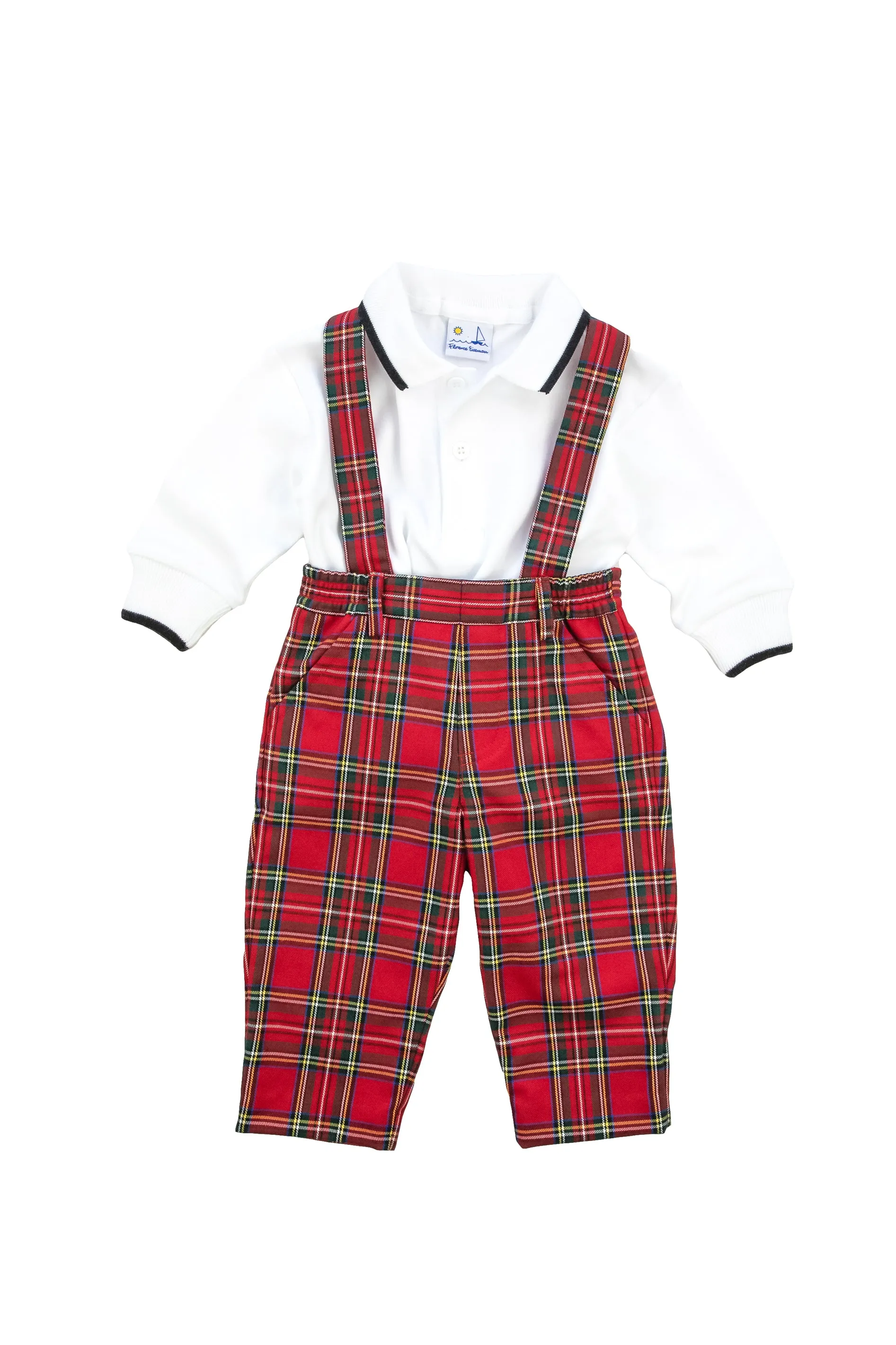 Tartan Plaid Pant With Removable Suspenders