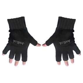 Testament "Logo" Fingerless Gloves